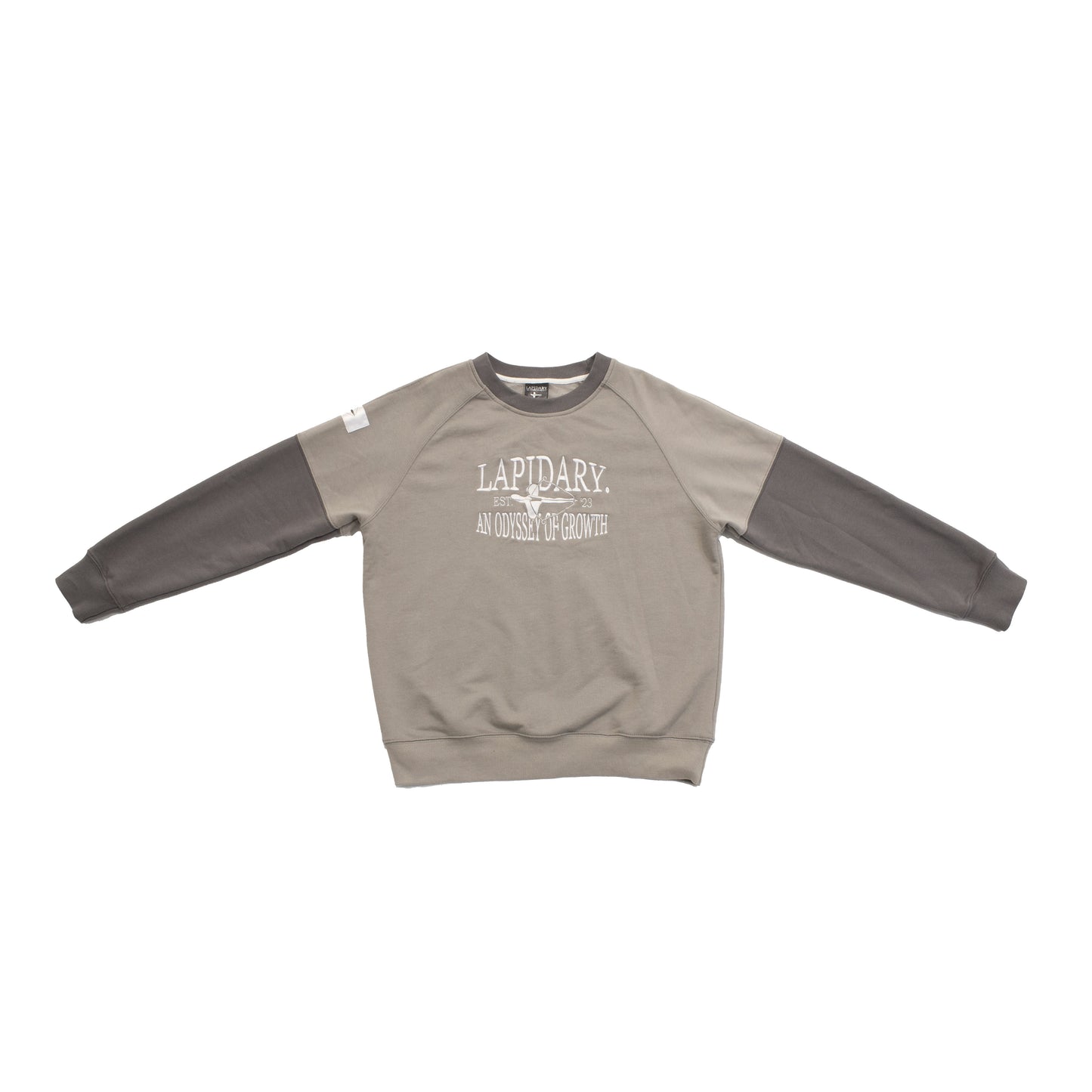 Grauer Dichotomy-Pullover von OutDaRuff