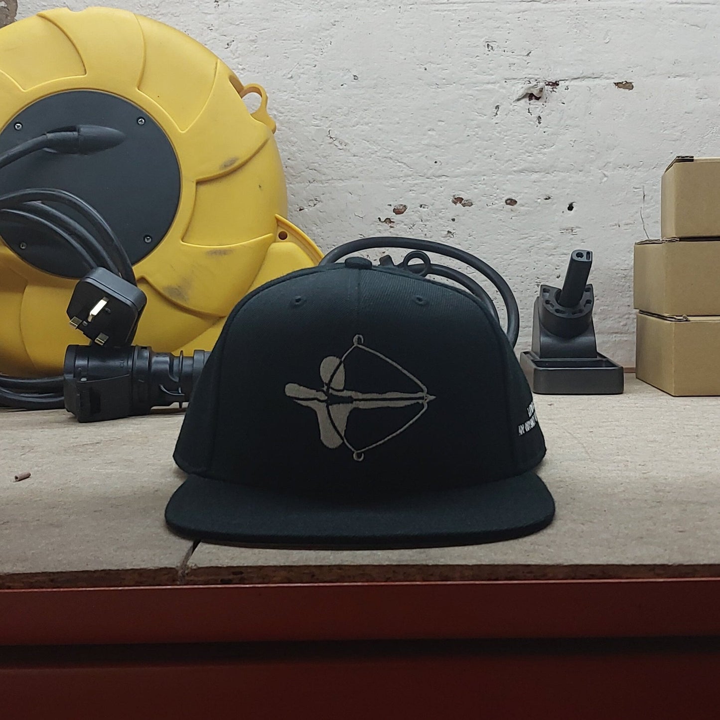 LOGOS CAP (Black W/ White)